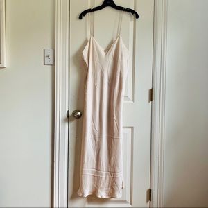 NWT Banana Republic cream slip dress - large